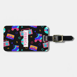 80's Retro Bagagelabel
