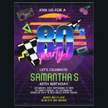 80s Retro Birthday Party Flyer<br><div class="desc">80s Retro Birthday Party Flyer - Reis terug naar de totaal kolossale 80's met deze in een miljoen retro 80s verjaardagsuitnodiging. Het haar, de mode en de muziek houden dit stijlvolle decennium in de harten en geesten van jongeren en jongeren in het hart. Deze radicale uitnodiging bevat felle neonlichten die...</div>
