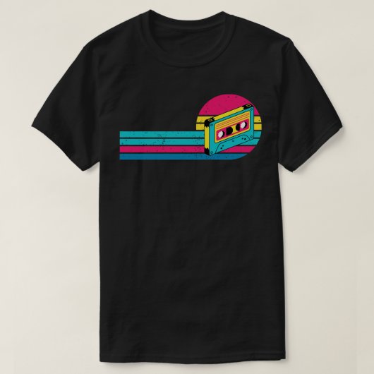 80s  retro cassette t-shirt (Design voorkant)