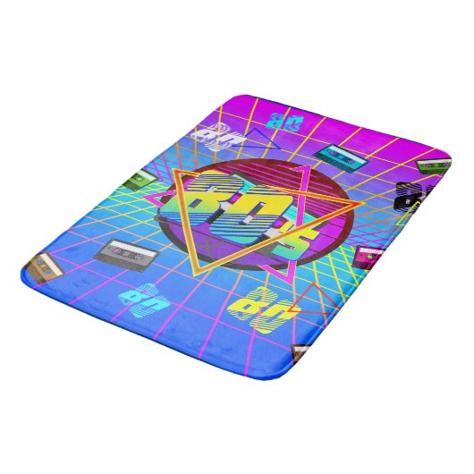 80's Retro Cassettebandje Old School Badmat (Gekanteld)