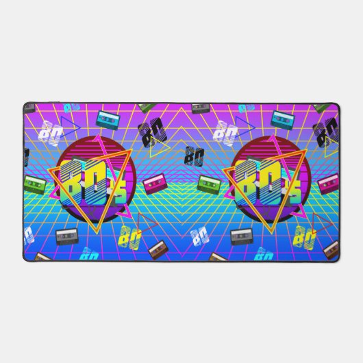 80's Retro Classic Audio Cassettebandje Bureaumat (Voorkant)