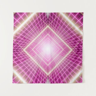80s retro en sci-fi pop art scène. wandkleed