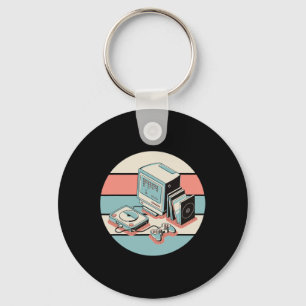 80s Retro Gamer Arcade Machine Gaming Gift Sleutelhanger