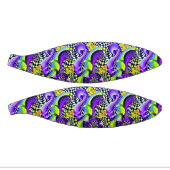 80's Retro Geometric Pattern Mini Basketbal (Panelen)