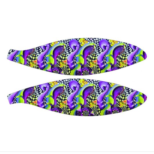 80's Retro Geometric Pattern Mini Basketbal (Panelen)