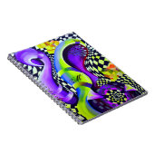 80's Retro Geometric Pattern Notitieboek (Rechterzijde)