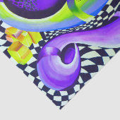 80's Retro Geometric Pattern Tissuepapier (Detail)