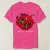 80s Retro Kerst Grappige Merry Ghost T-shirt (Design voorkant)