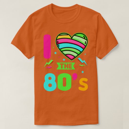 80s retro kostuum thema feestkostuum 90s feest 18 t-shirt (Design voorkant)