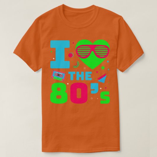 80s retro kostuum thema feestkostuum 90s feest 24 t-shirt (Design voorkant)