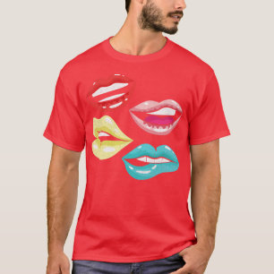 80s Retro Lips 80 T-shirt