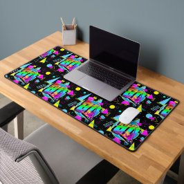 80'S RETRO MODE KLEURRIJKE VORMEN BUREAUMAT