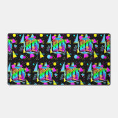 80'S RETRO MODE STIJL KLEURRIJKE VORMEN BUREAUMAT (Voorkant)