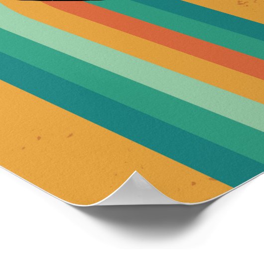 80s Retro Music Vynl Disc Poster (Hoek)