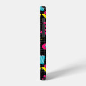 80s Retro New Wave-patroon iPhone / iPad-hoesje Hoesje (Linkerkant)