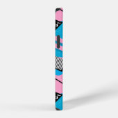 80s Retro New Wave Patroon iPhone / iPad hoesje iPhone 12 Hoesje (Rechterkant)