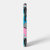 80s Retro New Wave Patroon iPhone / iPad hoesje iPhone 12 Hoesje (Linkerkant)