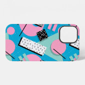 80s Retro New Wave Patroon iPhone / iPad hoesje iPhone 12 Hoesje (Achterkant horizontaal)