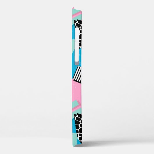 80s Retro New Wave Pattern iPhone / iPad case (Achterkant / Links)