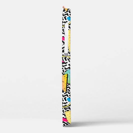 80s Retro New Wave Pattern iPhone / iPad case (Achterkant / Links)