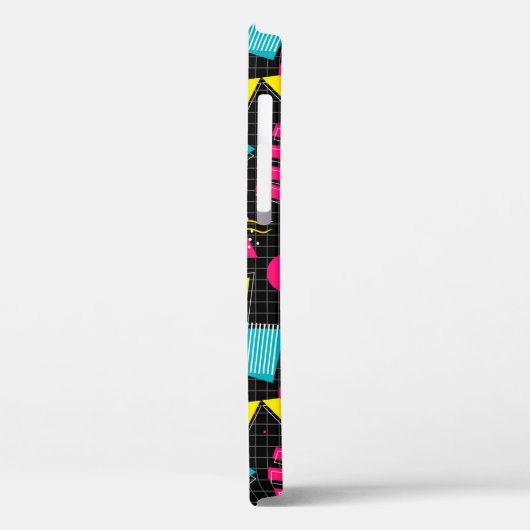 80s Retro New Wave Pattern iPhone / iPad case (Achterkant / Links)