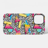 80s Retro New Wave Pattern iPhone / iPad case Hoesje (Achterkant horizontaal)