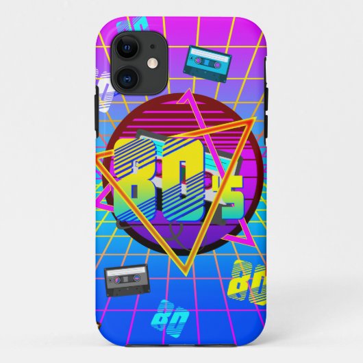 80's RETRO OLD SCHOOL CASSETTEBAND Case-Mate iPhone Case (Achterkant)