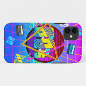 80's RETRO OLD SCHOOL CASSETTEBAND Case-Mate iPhone Case (Achterkant (horizontaal))