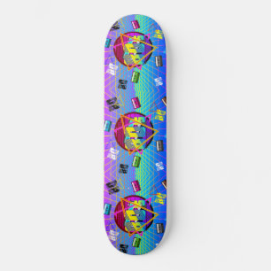 80's RETRO OLD SCHOOL CASSETTEBAND Persoonlijk Skateboard