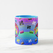 80'S RETRO OUD SCHOOL CASSETTEBANDJE MOK (Midden)