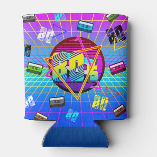 80's RETRO OUDE SCHOOL-CASSETTEBANDJE Blikjeskoeler (Achterkant)