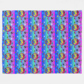 80's RETRO OUDE SCHOOL-CASSETTEBANDJE Fleece Deken (Voorkant (Horizontaal))