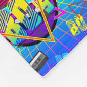 80's RETRO OUDE SCHOOL-CASSETTEBANDJE Fleece Deken (Hoek)