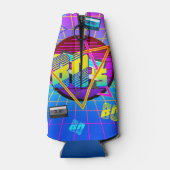 80's RETRO OUDE SCHOOL-CASSETTEBANDJE Flesjeskoeler (Achterkant)