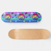 80's RETRO OUDE SCHOOL-CASSETTEBANDJE Persoonlijk Skateboard (Horizontaal)