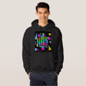 80'S RETRO  OUDE SCHOOLSTIJL HOODIE (Voorkant volledig)