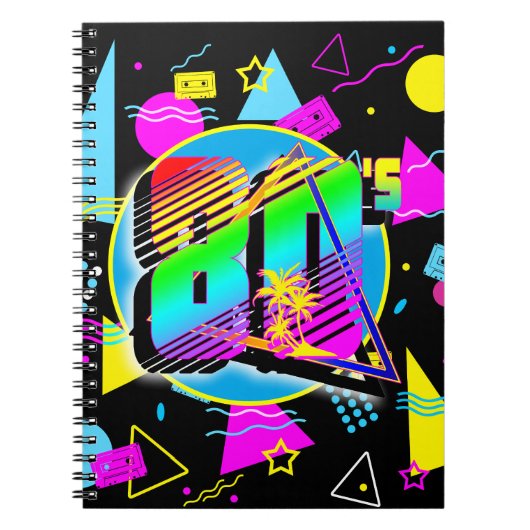 80'S RETRO  OUDE SCHOOLSTIJL NOTITIEBOEK (Voorkant)