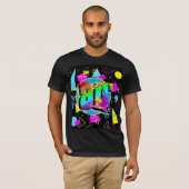 80'S RETRO OUDE SCHOOLSTIJL T-SHIRT (Voorkant volledig)
