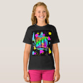 80'S RETRO  OUDE SCHOOLSTIJL T-SHIRT (Voorkant volledig)