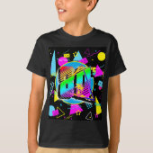 80'S RETRO  OUDE SCHOOLSTIJL T-SHIRT (Voorkant)