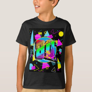 80'S RETRO  OUDE SCHOOLSTIJL T-SHIRT