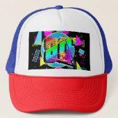 80'S RETRO  OUDE SCHOOLSTIJL TRUCKER PET (Voorkant)