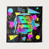 80'S RETRO  OUDE SCHOOLSTIJL WANDKLEED (Voorkant (horizontaal))