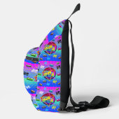 80'S RETRO OUDERWETS CASSSETTEBANDJE SLING BAG (Rechts)