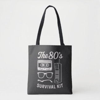 80s Retro Overlevingskit Nostalgie Esthetisch Ontw Tote Bag