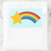 80's Retro Pop Rainbow Shooting Star Stickers (Tas)
