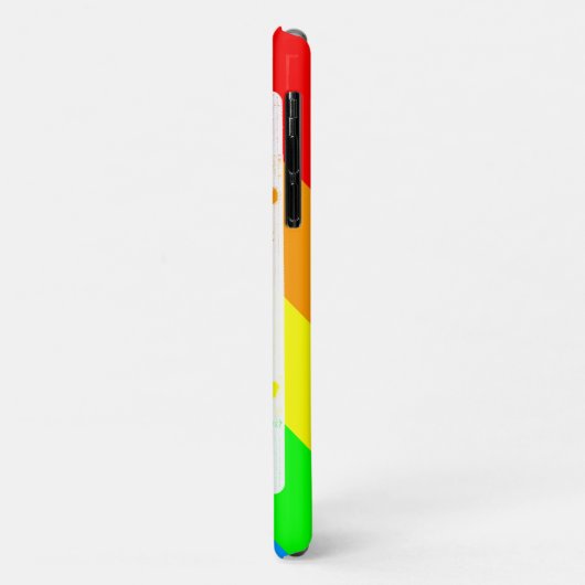 80s RETRO RAINBOW CASSETTEBANDJE Case-Mate iPhone Case (Achterkant/links)