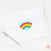 80's Retro Rainbow Heart Stickers (Envelop)