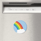 80's Retro Rainbow Magnet (Insitu (Vaatwasser))