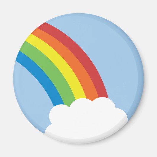 80's Retro Rainbow Magnet (Voorkant)